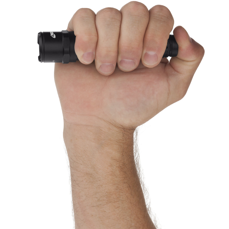 USB-320: USB Rechargeable EDC Flashlight - Black