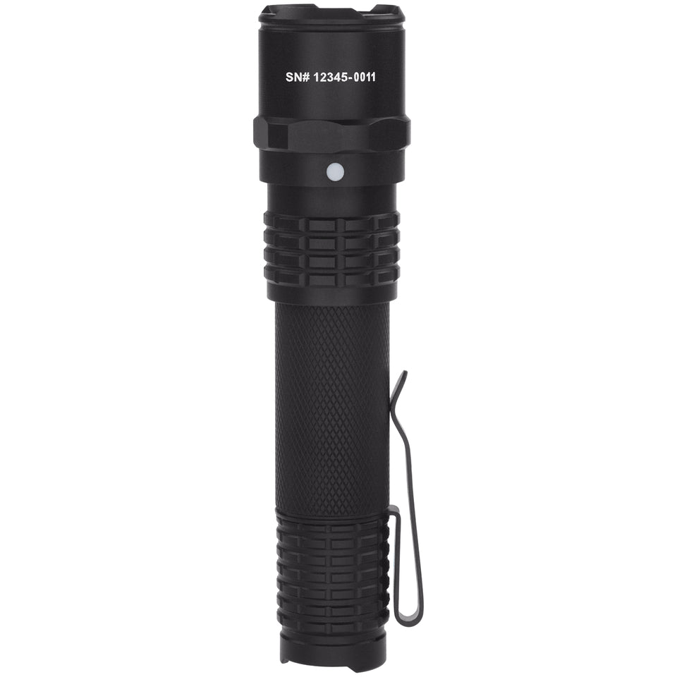 USB-320: USB Rechargeable EDC Flashlight - Black