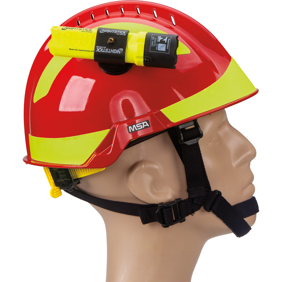 NS-HMC8B: Rotating Torch Mount for European MSA, Gallet, & Vallfirest Helmets