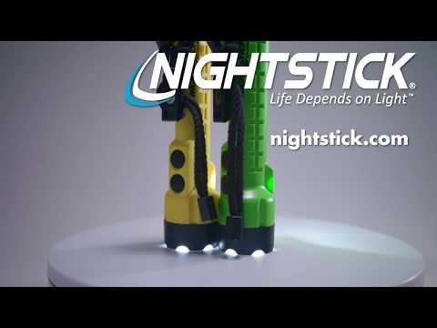 NSP-2424GMX: Dual-Light Flashlight w/Dual Magnets - 3 AA