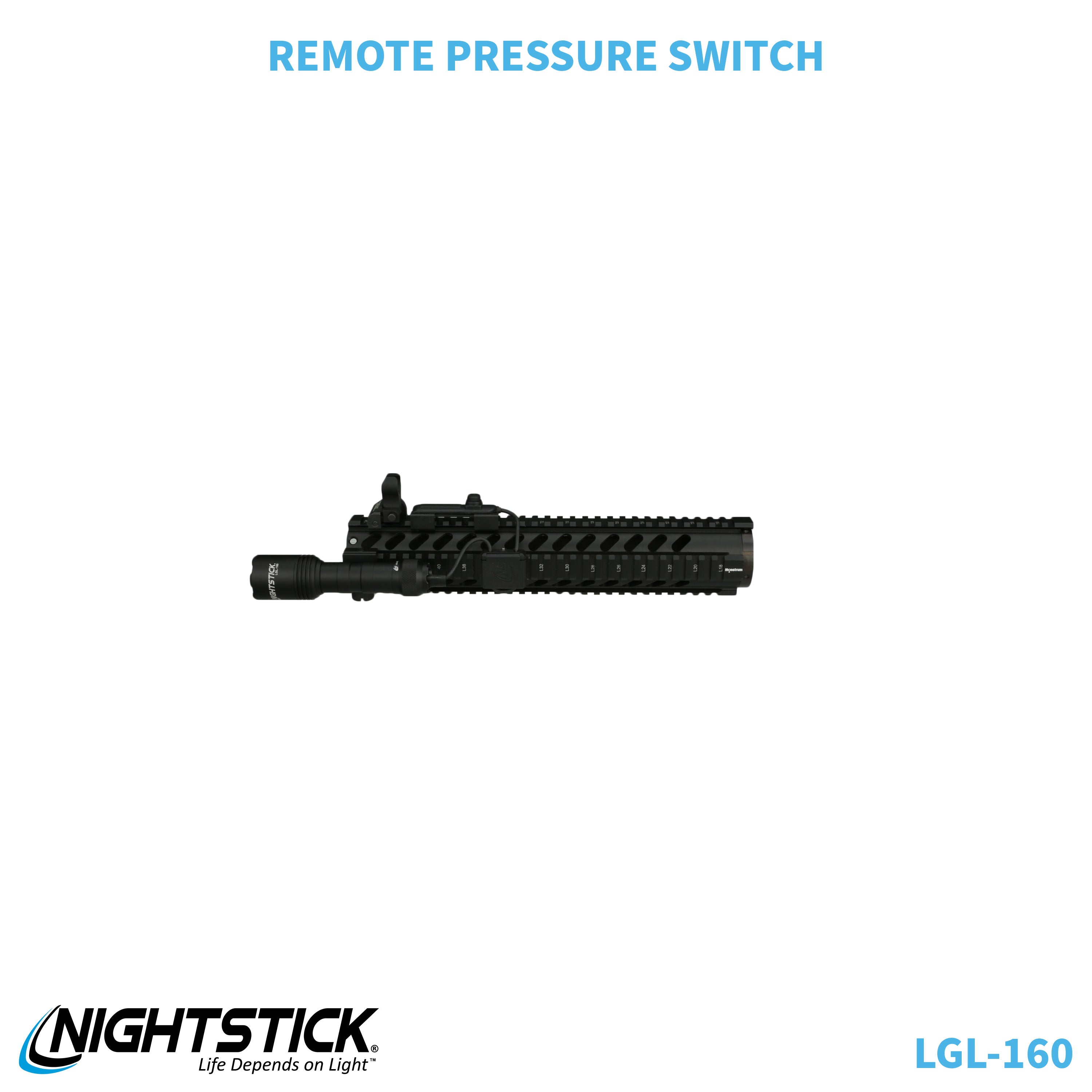 LGL-160: Full Size Long Gun Light Kit - Nightstick