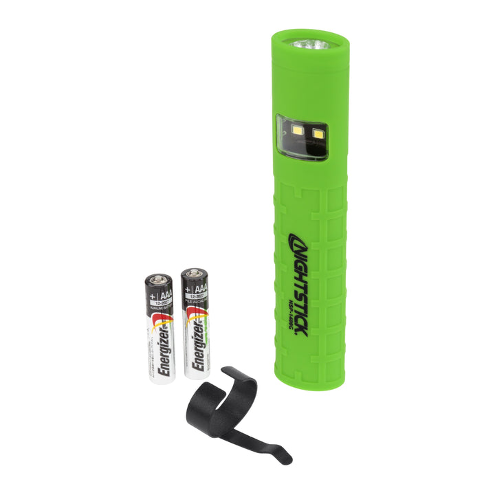 NSP-1400G: Dual-Switch Dual-Light Flashlight - 2 AAA