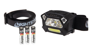 NSP-4400B: Dual-Light Headlamp w/Motion Sensing Activation - Black
