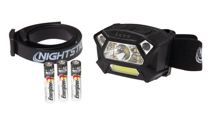 NSP-4400B: Dual-Light Headlamp w/Motion Sensing Activation - Black