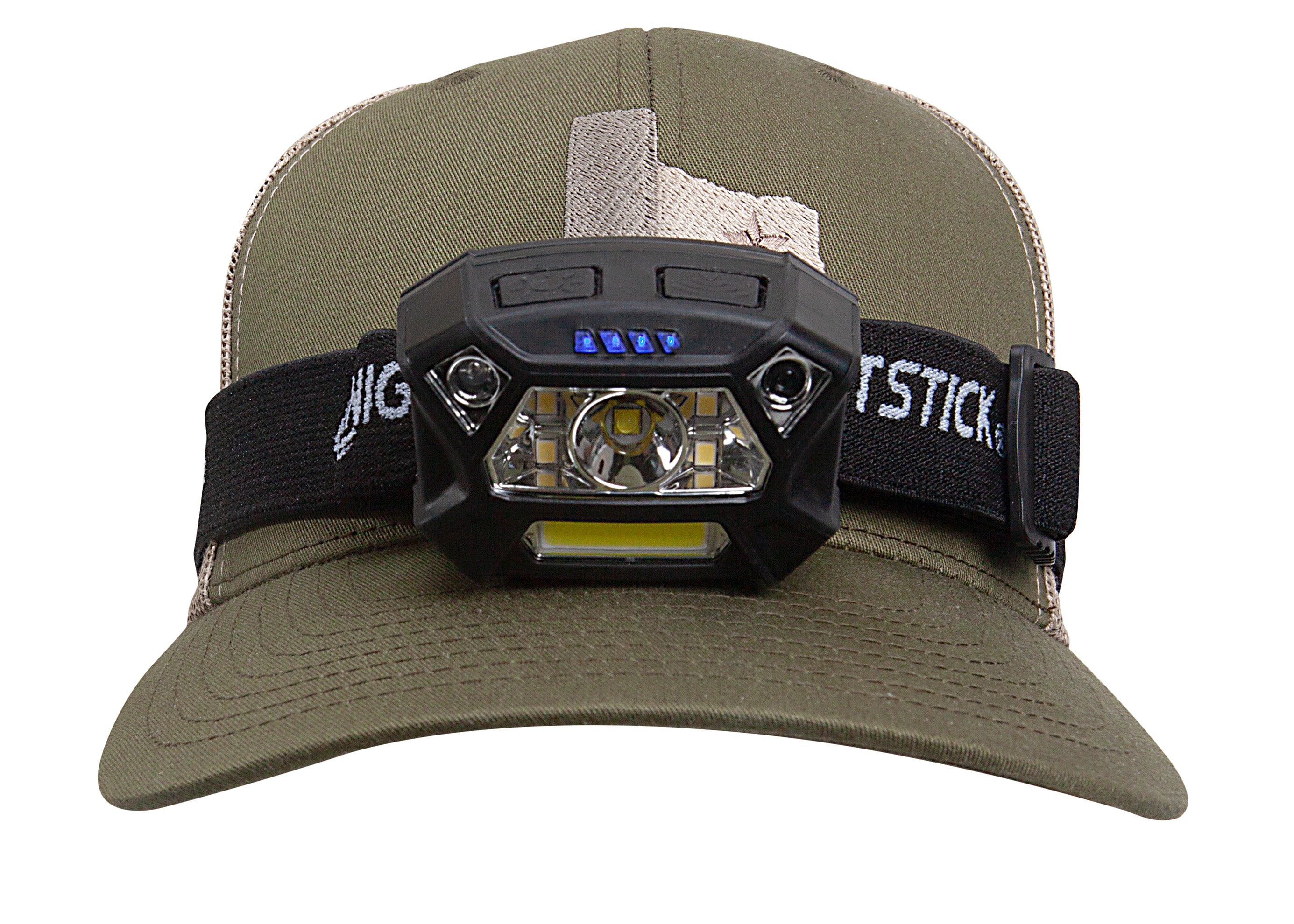 NSP-4400B: Dual-Light Headlamp w/Motion Sensing Activation - Black
