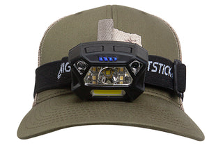 NSP-4400B: Dual-Light Headlamp w/Motion Sensing Activation - Black