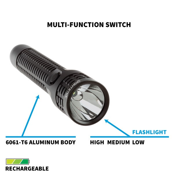 NSR-9614XL: Metal Duty/Personal-Size Rechargeable Flashlight