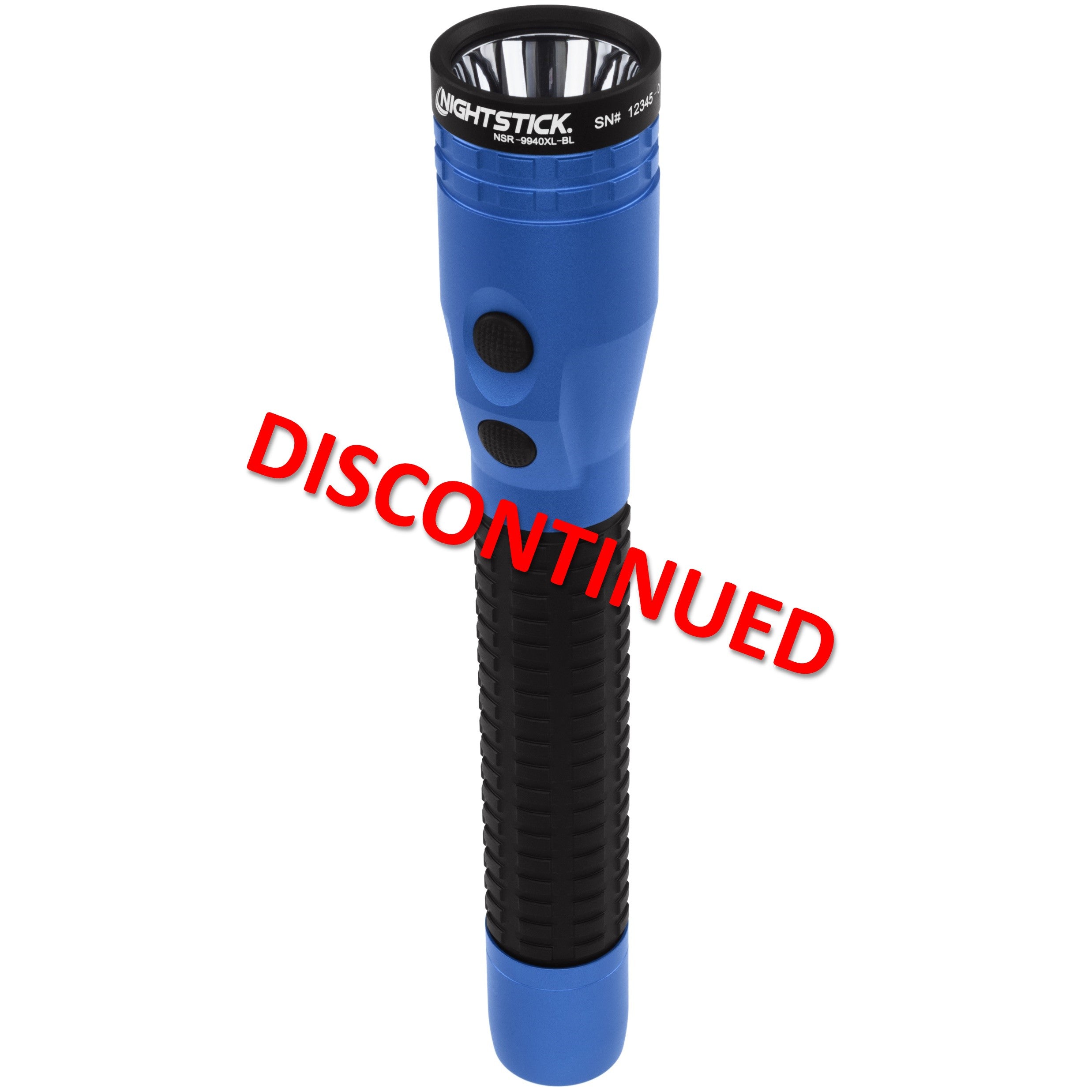 NSR-9940XL-BL: Metal Dual-Light Rechargeable Flashlight w/Magnet