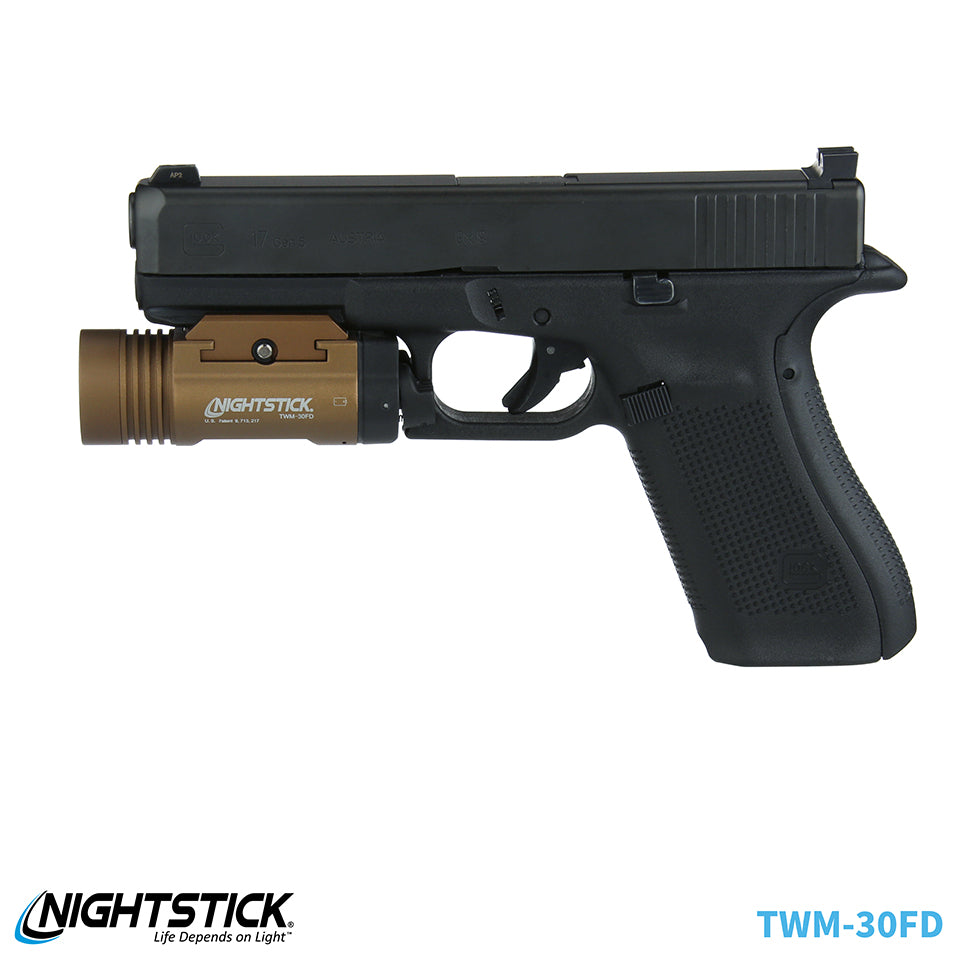 night tempoフーディ TWM-30FD: Flat Dark Earth Tactical Weapon-Mounted Light