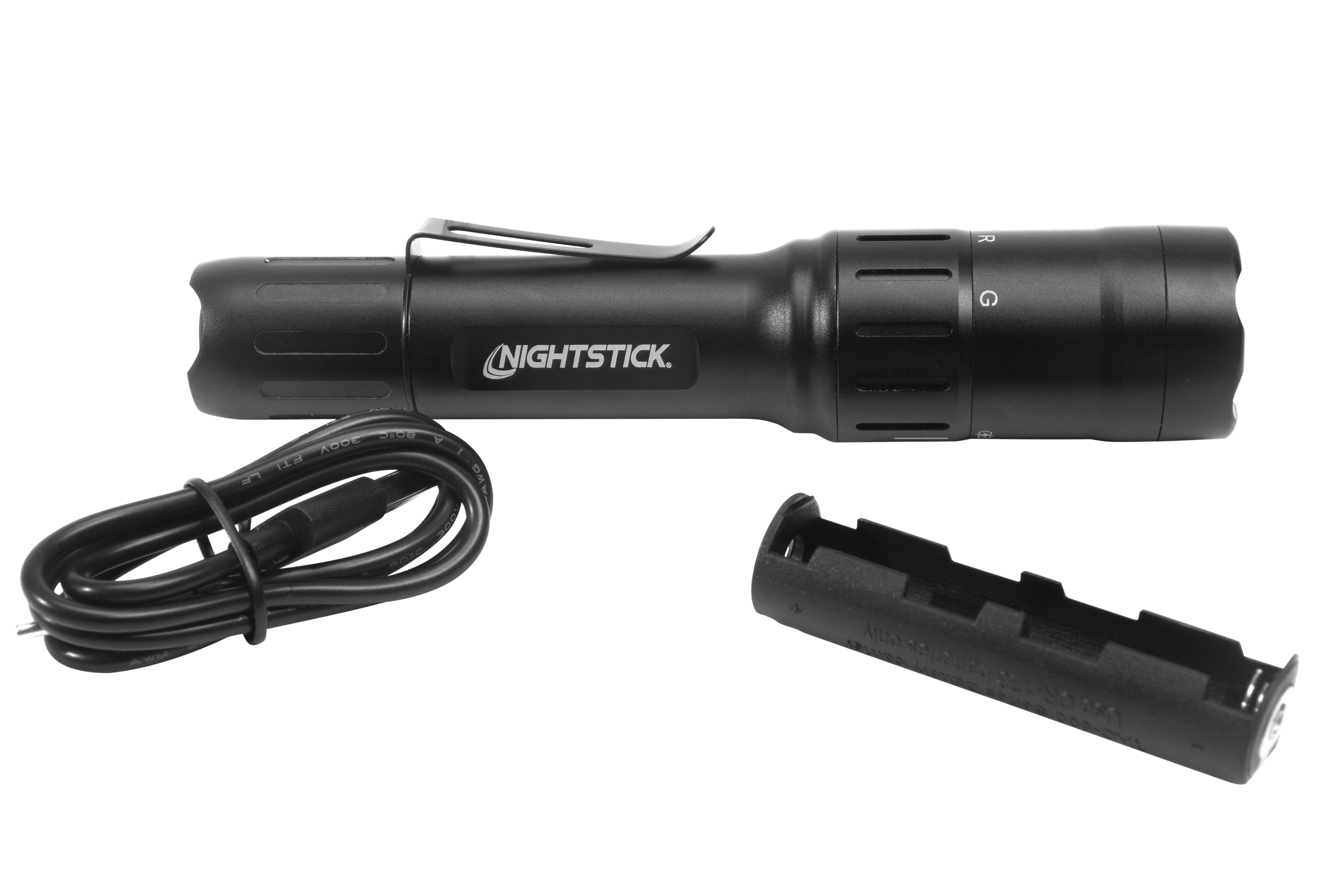 USB-568XL: BARRAGE™ - USB Tactical Flashlight with Red and Green Flood