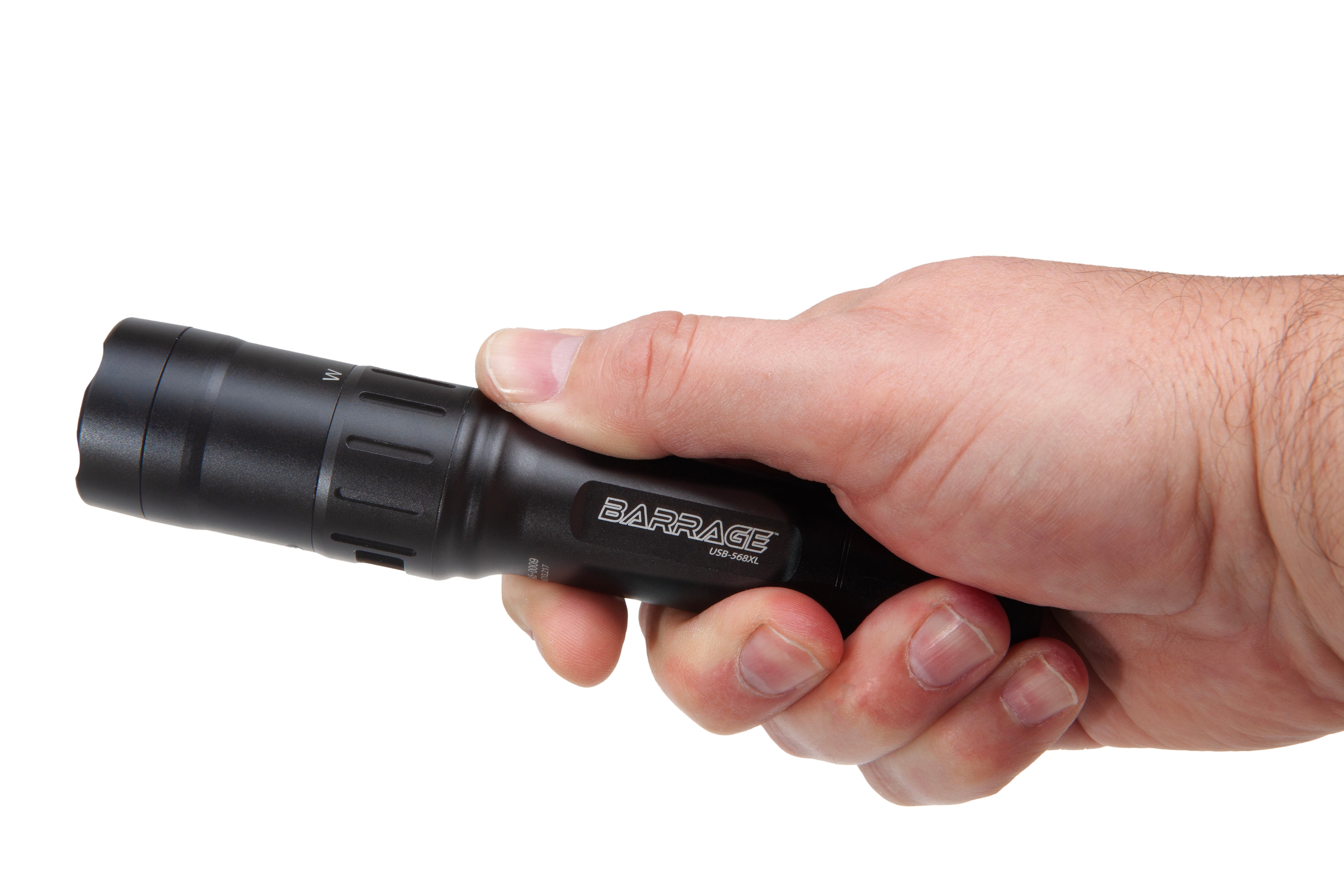 USB-568XL: BARRAGE™ - USB Tactical Flashlight with Red and Green Flood