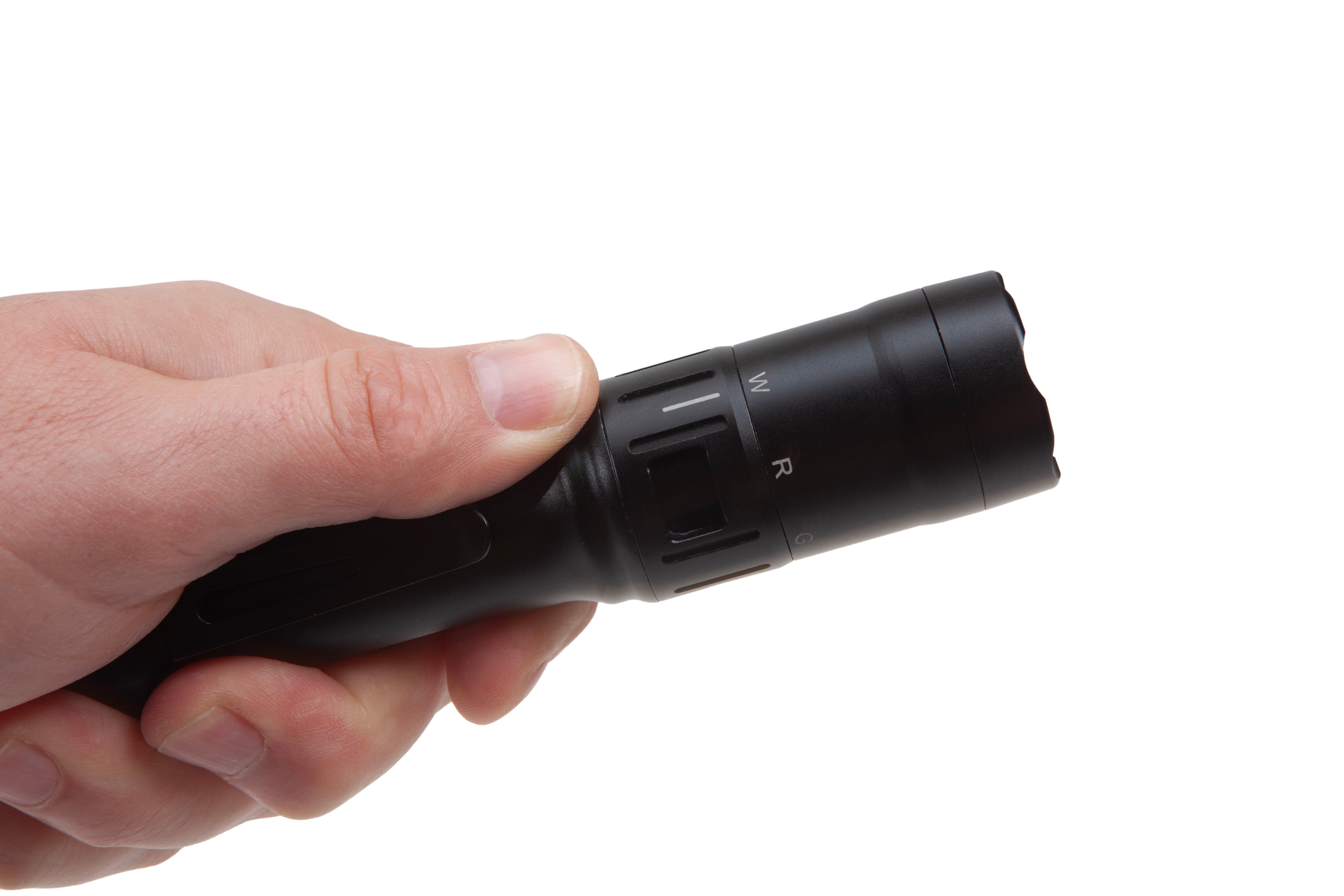 USB-568XL: BARRAGE™ - USB Tactical Flashlight with Red and Green Flood