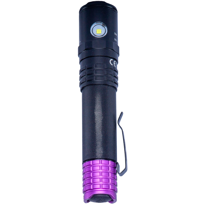 UVR-588XL: USB Rechargeable UV Flashlight - Black