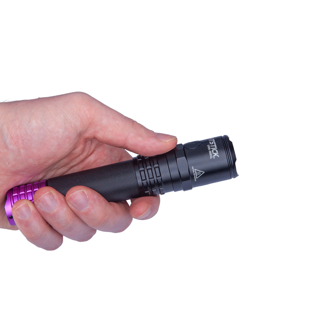 UVR-588XL: USB Rechargeable UV Flashlight - Black