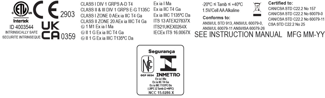 XPP-5422BA: [Zone 0] IS Dual-Light Flashlight