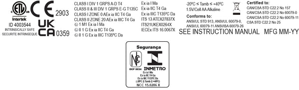 XPP-5422BA: [Zone 0] IS Dual-Light Flashlight
