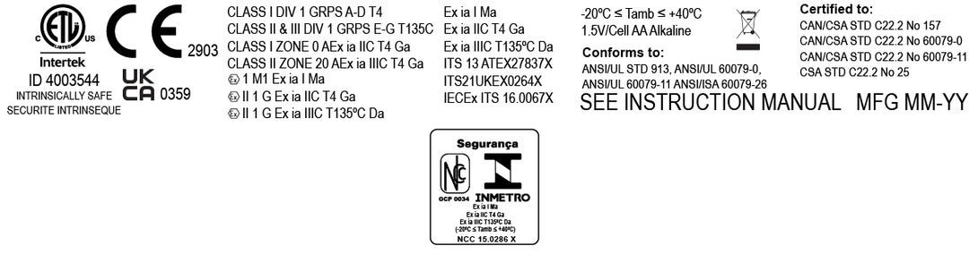XPP-5422GA: [Zone 0] IS Dual-Light Torch