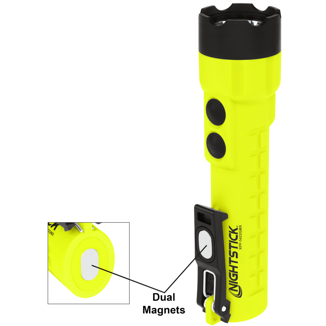 XPP-5422GMX: [UL-913] IS Dual-Light Flashlight w/Dual Magnets