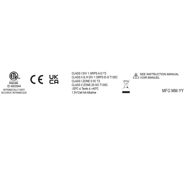 XPP-5422GX: [UL-913] IS Dual-Light Flashlight