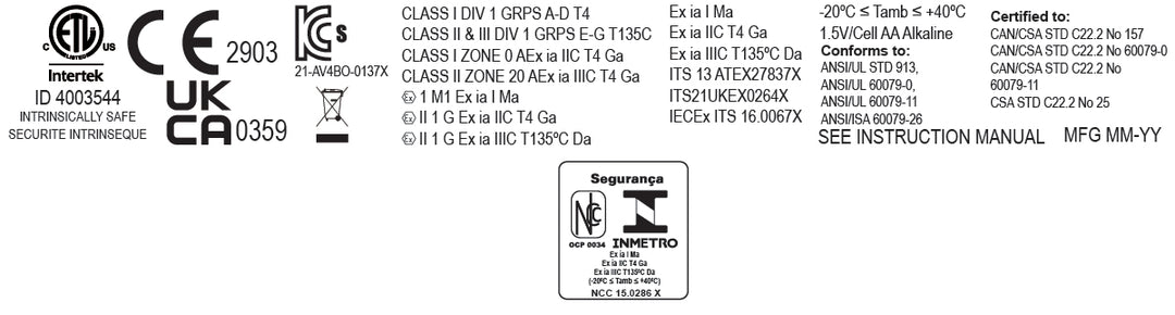 XPP-5422GXA: [Zone 0] IS Dual-Light Torch