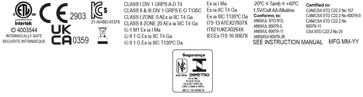 XPP-5422GXA: [Zone 0] IS Dual-Light Torch
