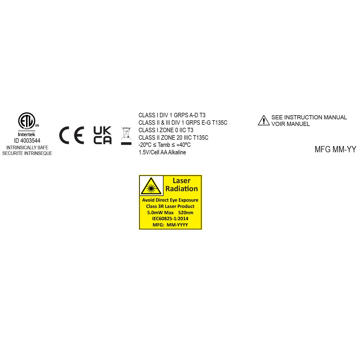 XPP-5422GXL: Intrinsically Safe Flashlight w/Green Laser