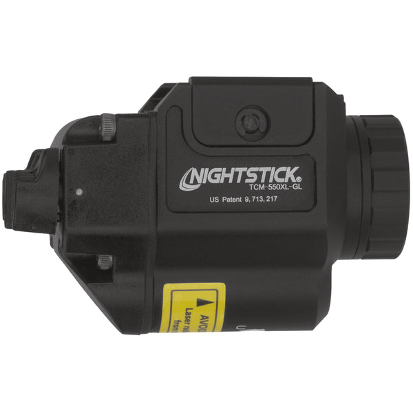 TCM-550XL-GL: Compact Weapon-Mounted Light w/Green Laser