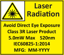 SFL-14GL Less-Lethal Orange Shotgun Forend Light with Green Laser