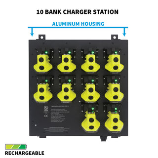 5560-CHGR10: Cap Lamp 10 Bank Charging Station