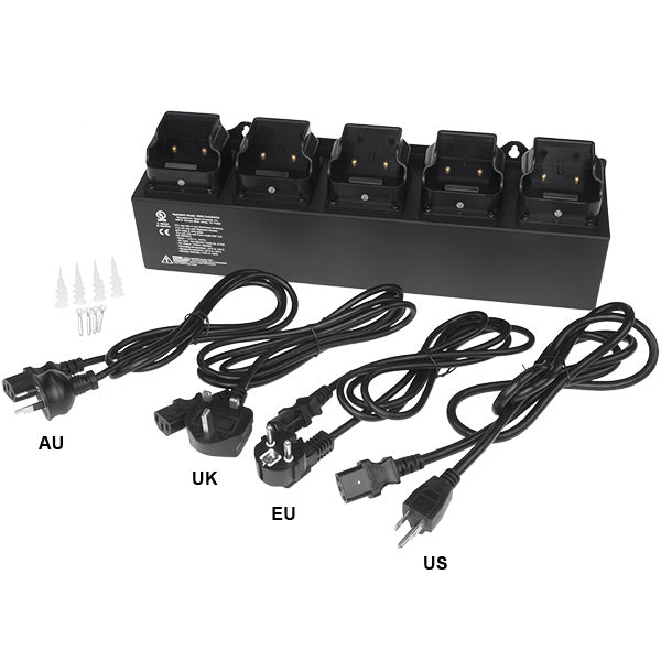 5568-CHGRAC5: 5-Bank AC Charger - Rechargeable INTRANT® Angle Lights