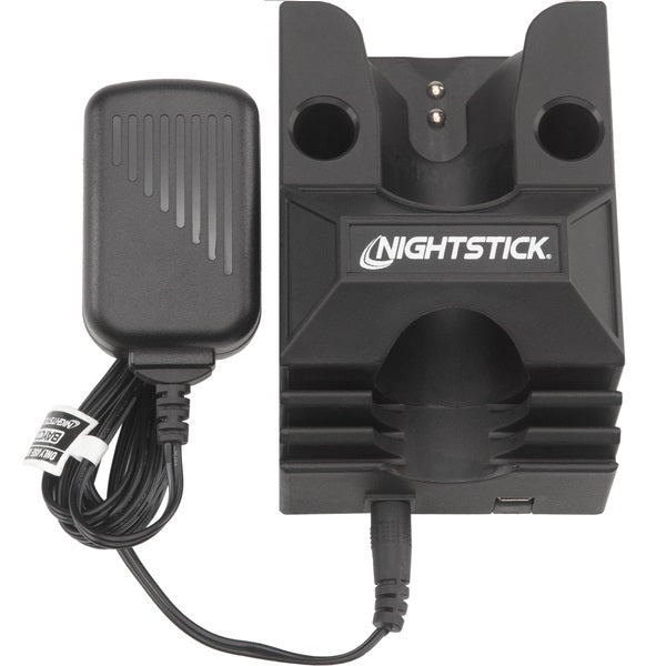 Metal Full-Size Dual-Light Rechargeable Flashlight - Nightstick