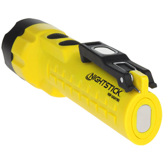 NSP-2424YMX: Dual-Light Flashlight w/Dual Magnets - 3 AA