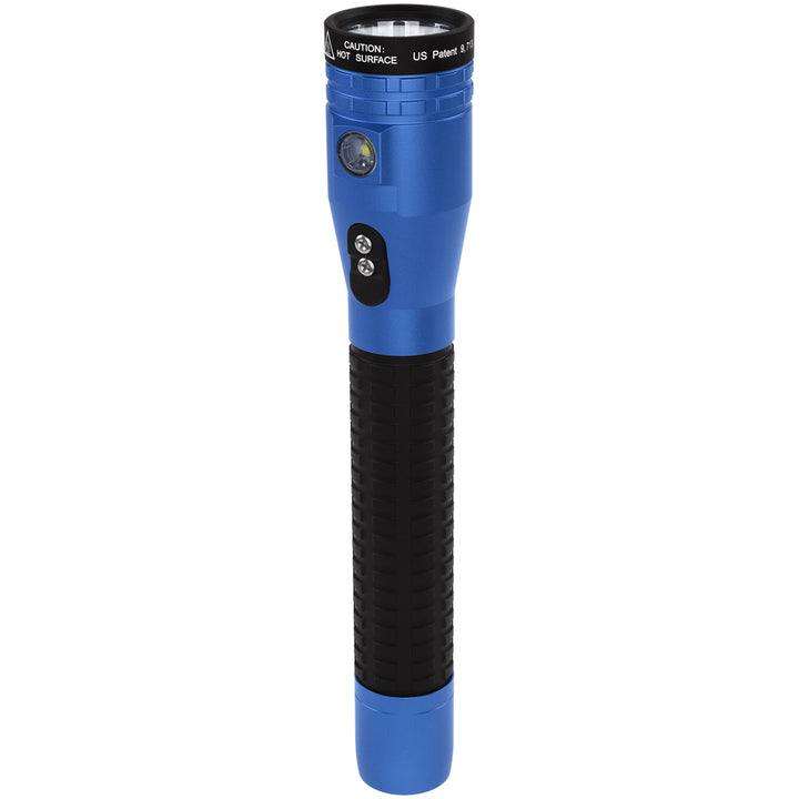 NSR-9940XL-BL: Metal Dual-Light Rechargeable Flashlight w/Magnet - Blue