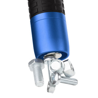 NSR-9940XL-BL: Metal Dual-Light Rechargeable Flashlight w/Magnet - Blue