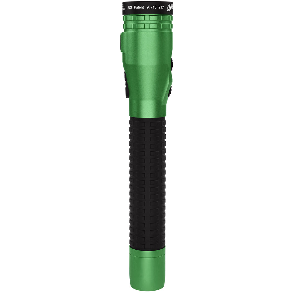 NSR-9940XL-G: Metal Dual-Light Rechargeable Flashlight w/Magnet - Green