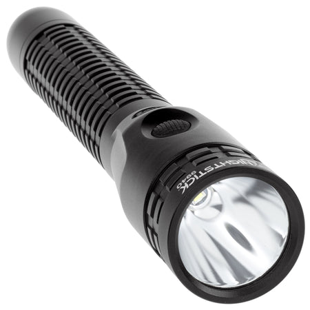 NSR-9940XL: Metal Dual-Light Rechargeable Flashlight w/Magnet - Black