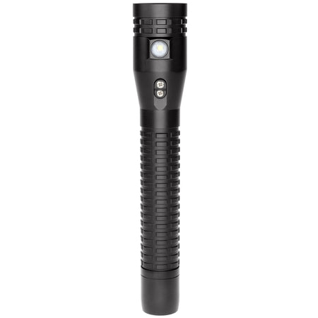 NSR-9940XL: Metal Dual-Light Rechargeable Flashlight w/Magnet - Black