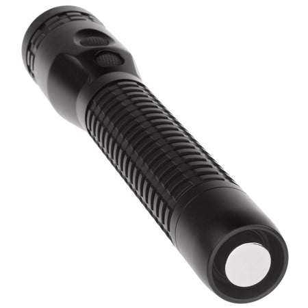 NSR-9940XL: Metal Dual-Light Rechargeable Flashlight w/Magnet - Black