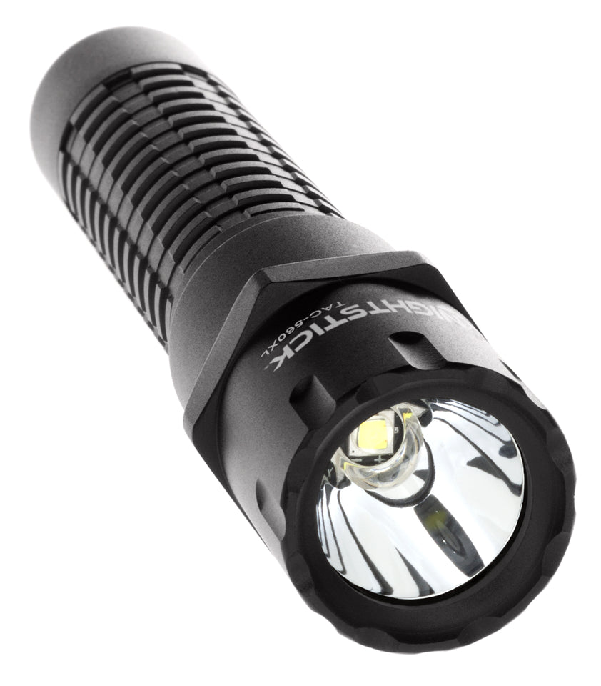 TAC-560XL: Metal Multi-Function Tactical Flashlight - Rechargeable