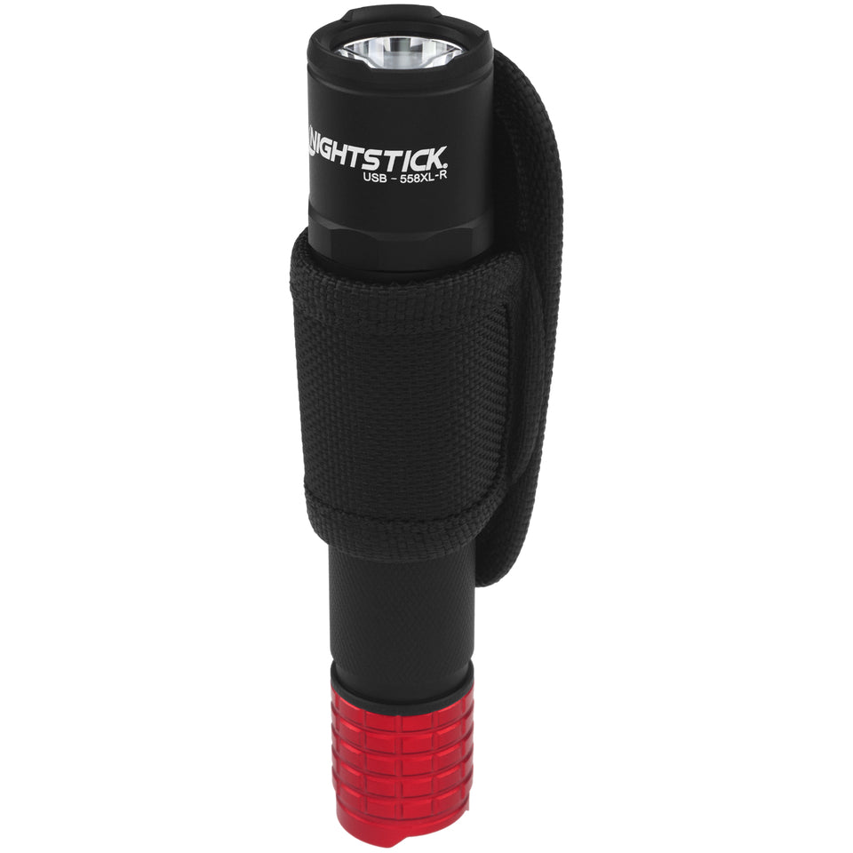 milwaukee 1100 lumen flashlight holster USB-558XL-R: USB Rechargeable Tactical Flashlight w/Holster