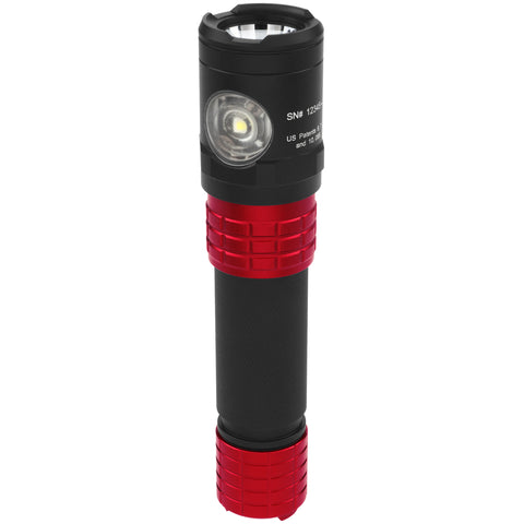 USB-578XL-R: USB Dual-Light™ Rechargeable Flashlight w/Holster - Red
