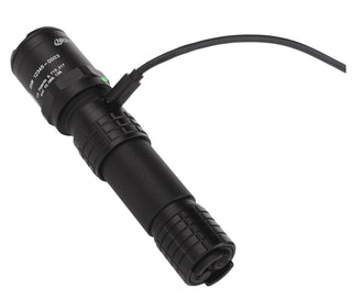 USB-578XL: USB Dual-Light Rechargeable Flashlight - Black