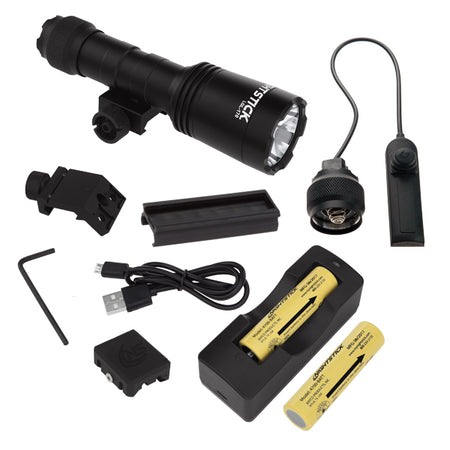 LGL-170: Rechargeable Full-Size Long Gun Light Kit - (2) 18650