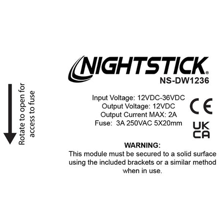 NS-DW1236: 12-36 Volt Direct Wire Kit