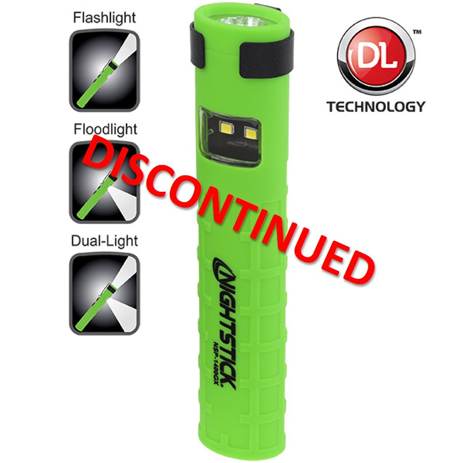 NSP-1400GX: Dual-Switch Dual-Light™ Flashlight - 2 AAA (DISCONTINUED)