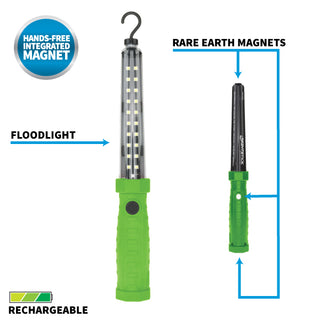 NSR-2168G: Rechargeable LED Work Light - Green