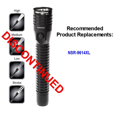 NSR-9612BLB: Metal Multi-Function Duty/Personal-Size Flashlight - Rechargeable (light and battery only)