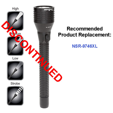 NSR-9746B: Metal Full-Size Rechargeable Flashlight