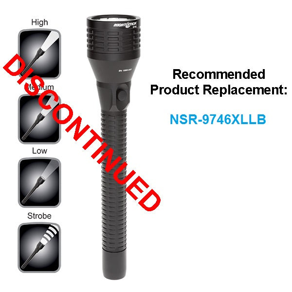 NSR-9746BLB: Metal Full-Size Rechargeable Flashlight (light & battery only)