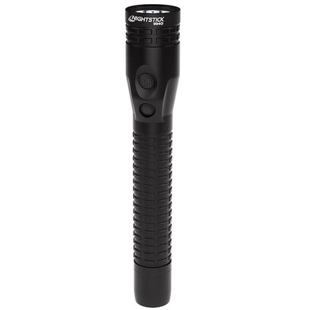 NSR-9940XL: Metal Dual-Light Rechargeable Flashlight w/Magnet - Black